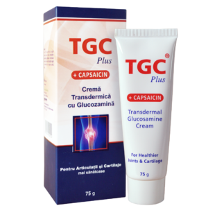 TGC Transdermal Glucosamine Cream® Plus - Cremă pentru articulații și cartilaje sănătoase